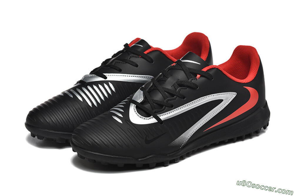 Nike Phantom 6 Elite TF Artificial Turf Soccer Shoes - Blue/Silver/Red 5