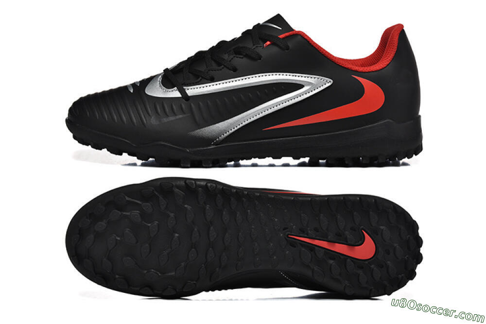 Nike Phantom 6 Elite TF Artificial Turf Soccer Shoes - Blue/Silver/Red 0