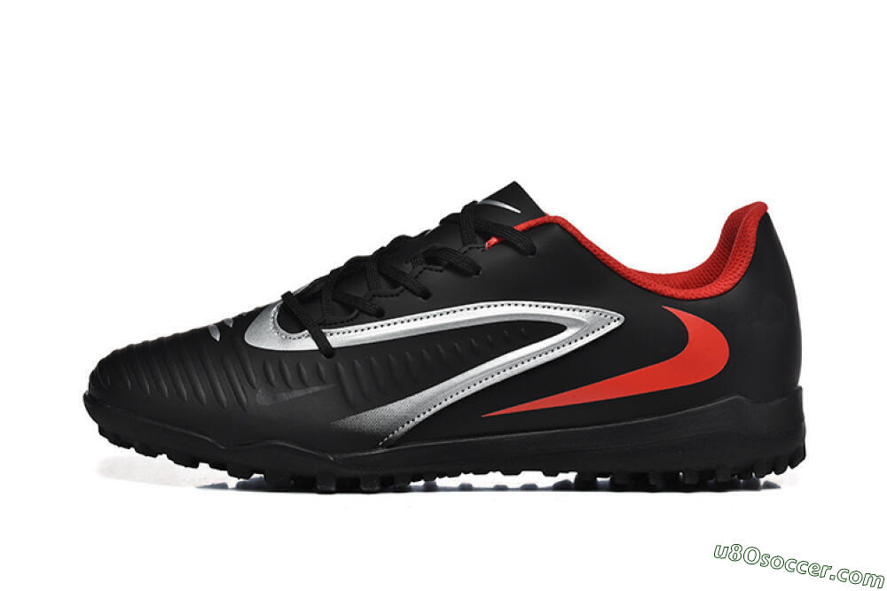 Nike Phantom 6 Elite TF Artificial Turf Soccer Shoes - Blue/Silver/Red 2