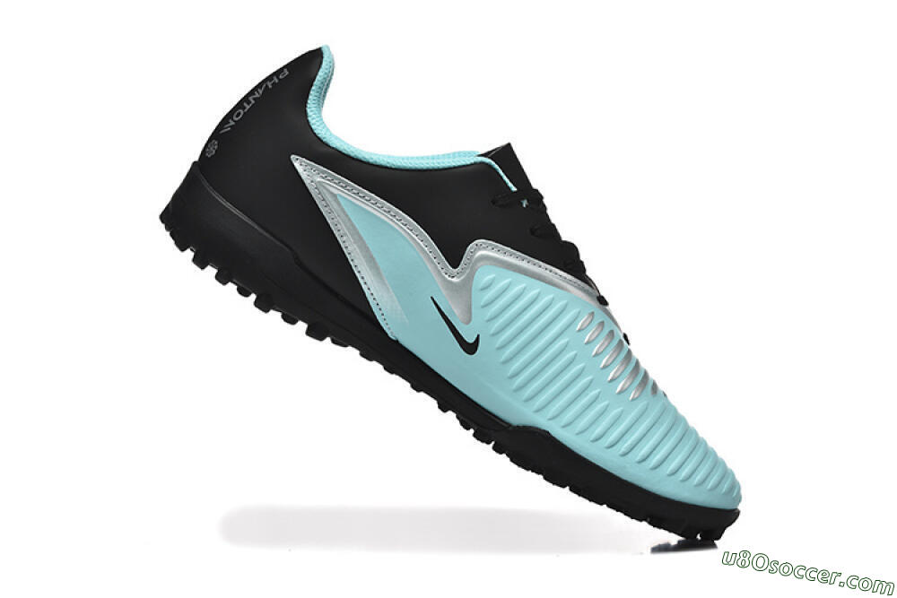 Nike Phantom 6 Elite TF Artificial Turf Soccer Shoes - Jade/Silver/Black 7