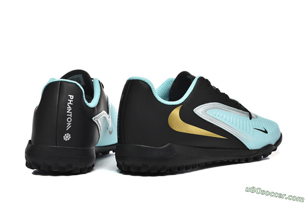 Nike Phantom 6 Elite TF Artificial Turf Soccer Shoes - Jade/Silver/Black 9