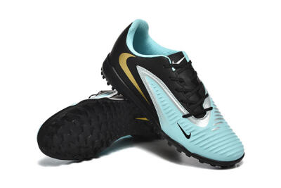 Nike Phantom 6 Elite TF Artificial Turf Soccer Shoes - Jade/Silver/Black