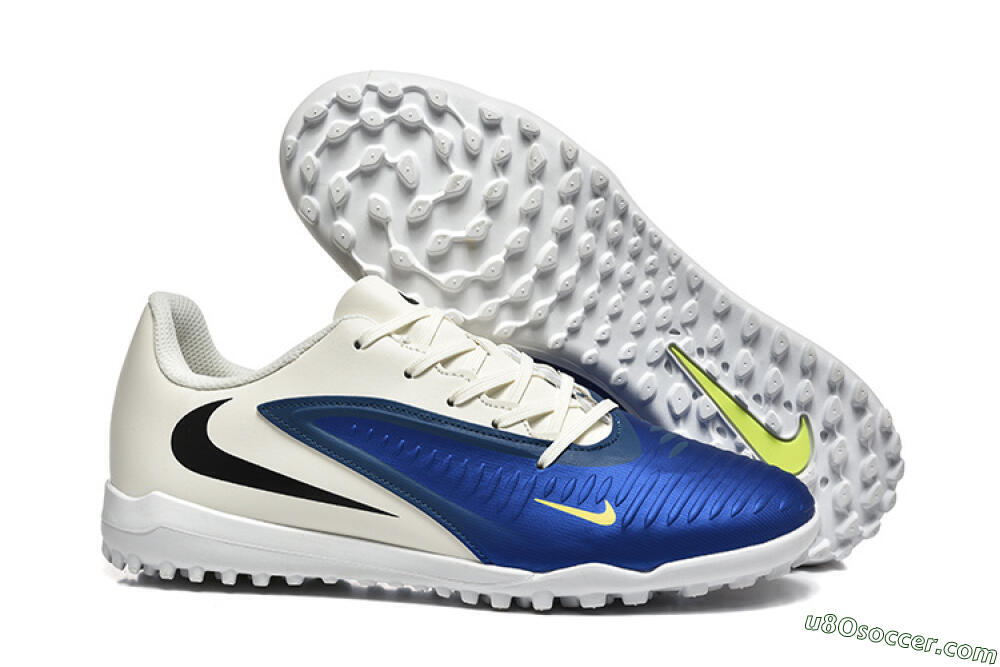 Nike Phantom 6 Elite TF Artificial Turf Soccer Shoes - Blue/White/Black 1
