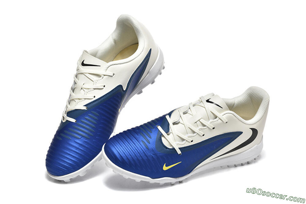 Nike Phantom 6 Elite TF Artificial Turf Soccer Shoes - Blue/White/Black 6