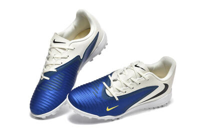 Nike Phantom 6 Elite TF Artificial Turf Soccer Shoes - Blue/White/Black