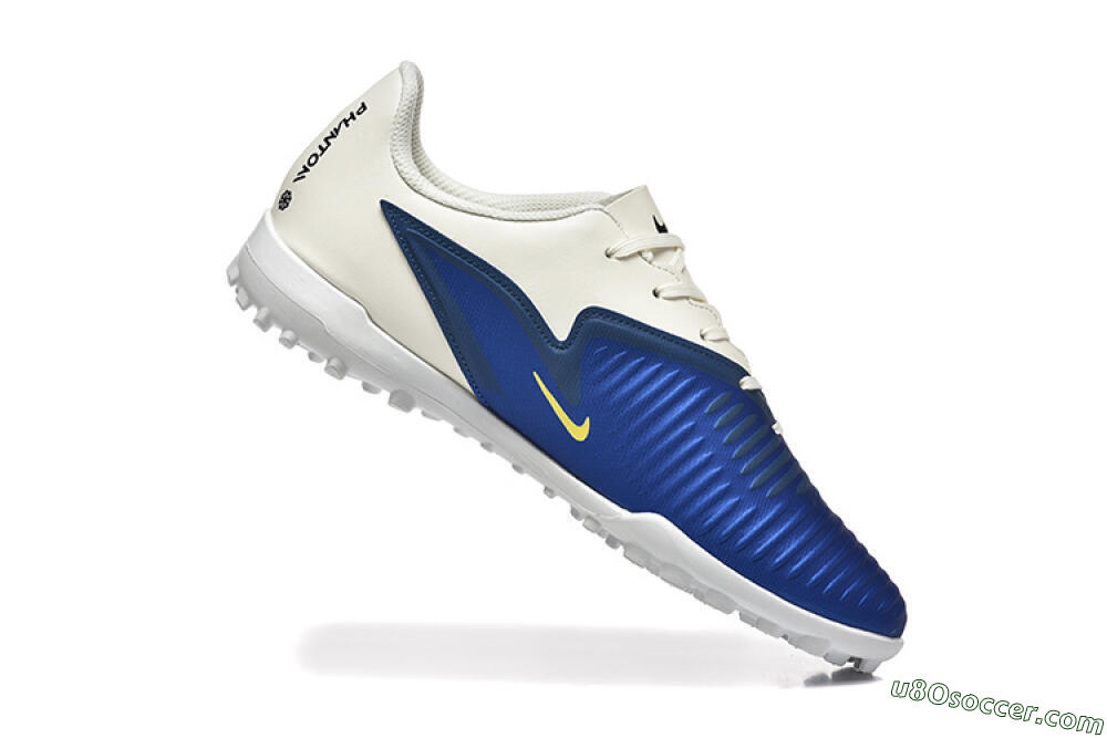 Nike Phantom 6 Elite TF Artificial Turf Soccer Shoes - Blue/White/Black 7