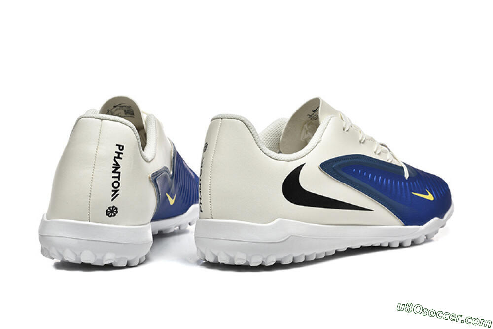 Nike Phantom 6 Elite TF Artificial Turf Soccer Shoes - Blue/White/Black 9