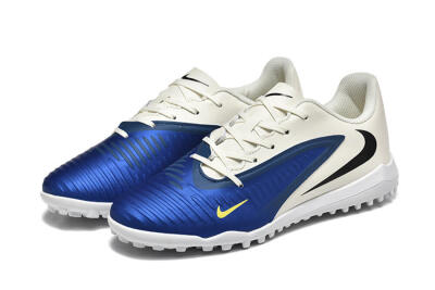 Nike Phantom 6 Elite TF Artificial Turf Soccer Shoes - Blue/White/Black