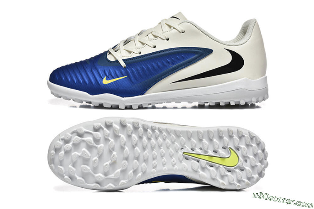 Nike Phantom 6 Elite TF Artificial Turf Soccer Shoes - Blue/White/Black 0