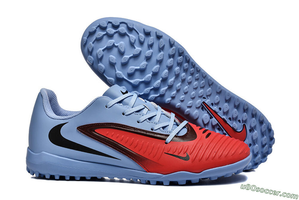Nike Phantom 6 Elite TF Artificial Turf Soccer Shoes - Red/Blue/Black 1