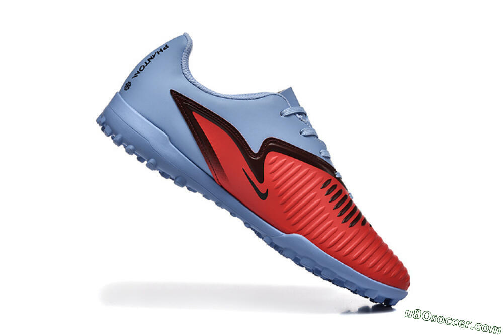 Nike Phantom 6 Elite TF Artificial Turf Soccer Shoes - Red/Blue/Black 7
