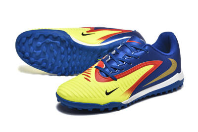Nike Phantom 6 Elite TF Artificial Turf Soccer Shoes - Yellow/Red/Blue