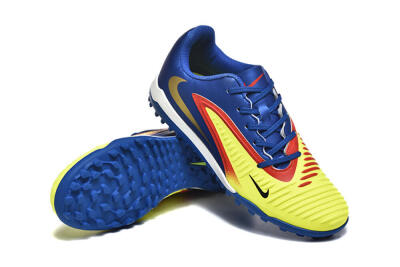 Nike Phantom 6 Elite TF Artificial Turf Soccer Shoes - Yellow/Red/Blue
