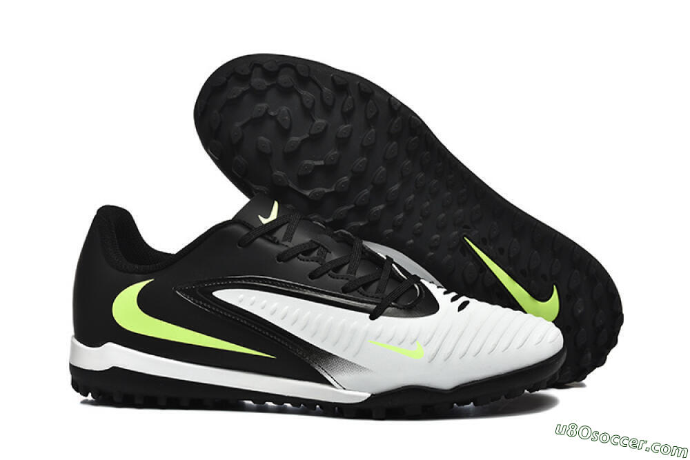 Nike Phantom 6 Elite TF Artificial Turf Soccer Shoes - White/Black/Yellow 1