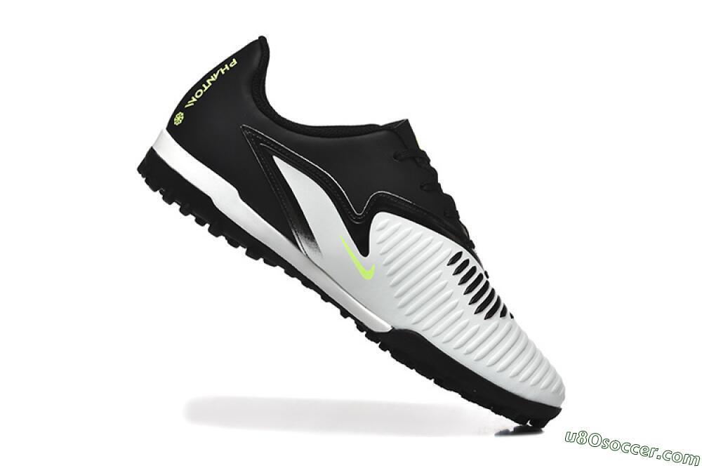 Nike Phantom 6 Elite TF Artificial Turf Soccer Shoes - White/Black/Yellow 7