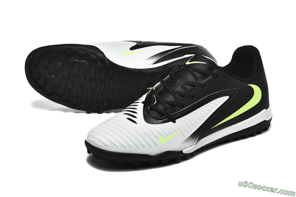 Nike Phantom 6 Elite TF Artificial Turf Soccer Shoes - White/Black/Yellow 3