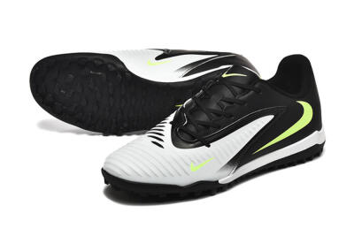 Nike Phantom 6 Elite TF Artificial Turf Soccer Shoes - White/Black/Yellow