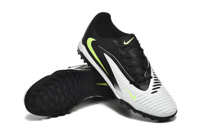 Nike Phantom 6 Elite TF Artificial Turf Soccer Shoes - White/Black/Yellow