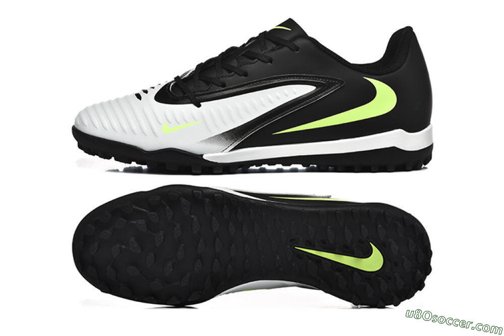 Nike Phantom 6 Elite TF Artificial Turf Soccer Shoes - White/Black/Yellow 0