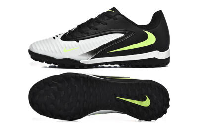 Nike Phantom 6 Elite TF Artificial Turf Soccer Shoes - White/Black/Yellow