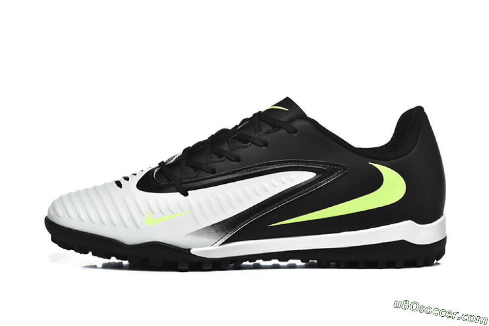 Nike Phantom 6 Elite TF Artificial Turf Soccer Shoes - White/Black/Yellow 2