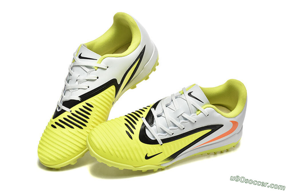 Nike Phantom 6 Elite TF Artificial Turf Soccer Shoes - Yellow/White/Red 6