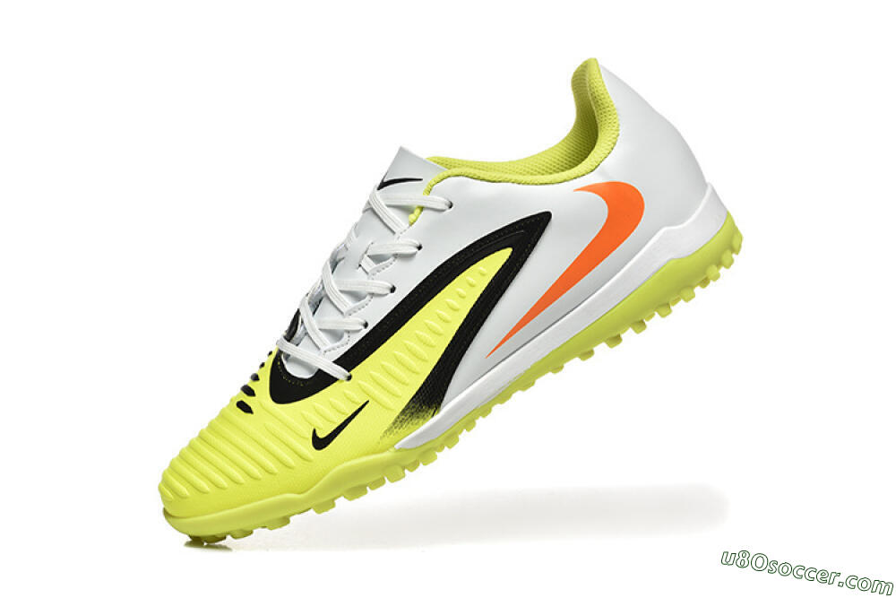 Nike Phantom 6 Elite TF Artificial Turf Soccer Shoes - Yellow/White/Red 8