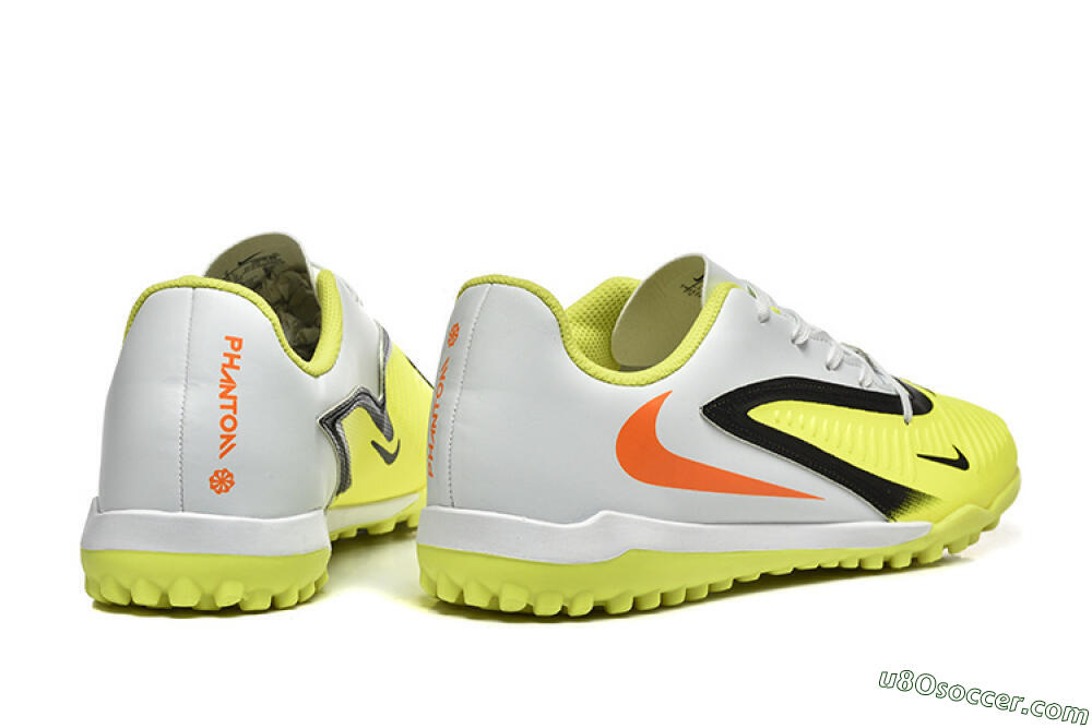 Nike Phantom 6 Elite TF Artificial Turf Soccer Shoes - Yellow/White/Red 9