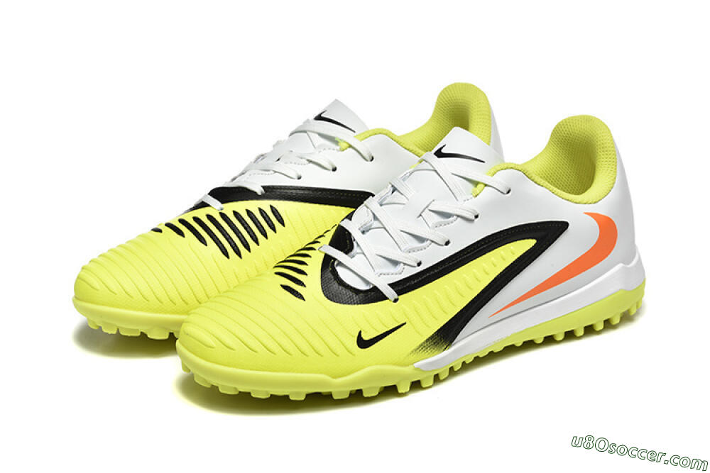 Nike Phantom 6 Elite TF Artificial Turf Soccer Shoes - Yellow/White/Red 5
