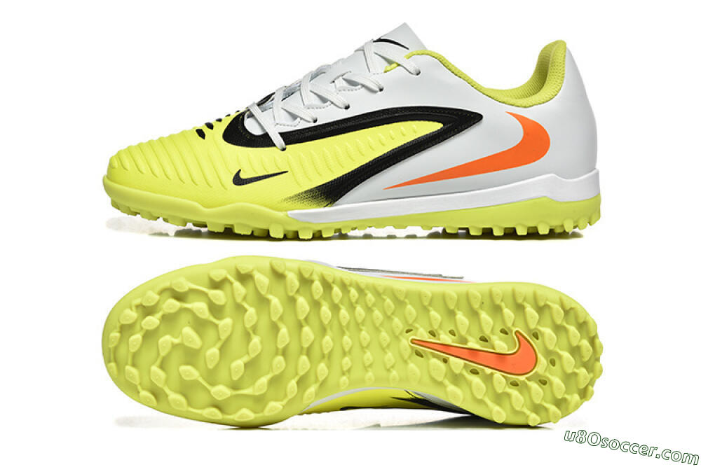 Nike Phantom 6 Elite TF Artificial Turf Soccer Shoes - Yellow/White/Red 0
