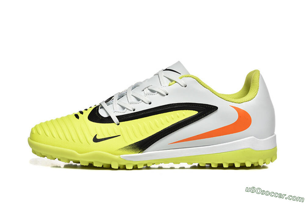 Nike Phantom 6 Elite TF Artificial Turf Soccer Shoes - Yellow/White/Red 2