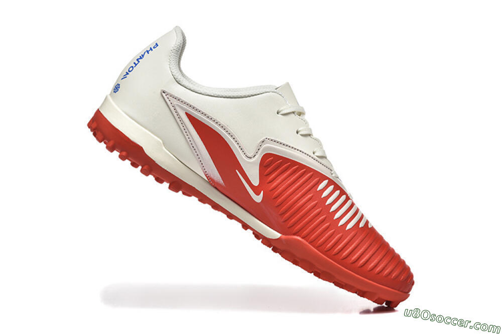 Nike Phantom 6 Elite TF Artificial Turf Soccer Shoes - Red/White/Blue 7