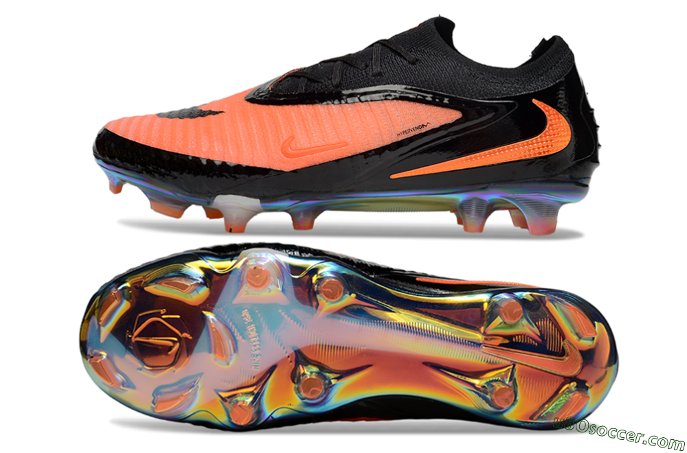 Nike Phantom 6 Elite FG Firm Ground Soccer Cleats - Pink/Black/Gold 0