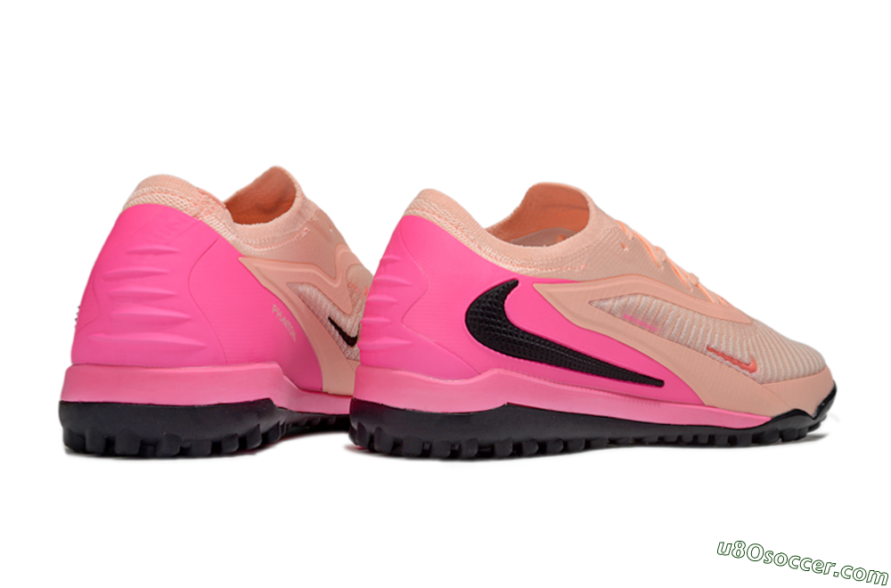 Nike Phantom 6 Elite TF Artificial Turf Soccer Shoes - Pink/Black/Red 7