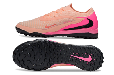 Nike Phantom 6 Elite TF Artificial Turf Soccer Shoes - Pink/Black/Red