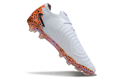 Nike Phantom GX 2 Elite AG Artificial Grass Soccer Cleats - Grey/Black/Leopard