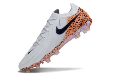 Nike Phantom GX 2 Elite AG Artificial Grass Soccer Cleats - Grey/Black/Leopard