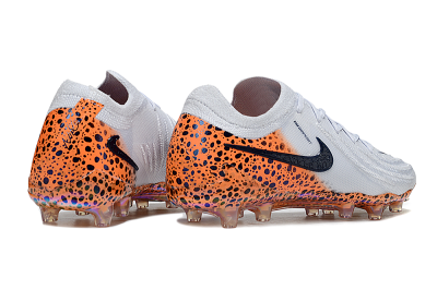 Nike Phantom GX 2 Elite AG Artificial Grass Soccer Cleats - Grey/Black/Leopard