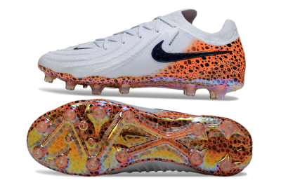 Nike Phantom GX 2 Elite AG Artificial Grass Soccer Cleats - Grey/Black/Leopard