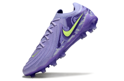 Nike Phantom GX 2 Elite AG Artificial Grass Soccer Cleats - Purple/Yellow