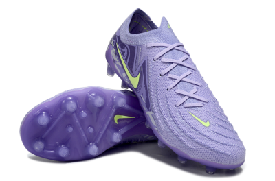 Nike Phantom GX 2 Elite AG Artificial Grass Soccer Cleats - Purple/Yellow