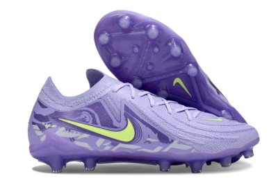 Nike Phantom GX 2 Elite AG Artificial Grass Soccer Cleats - Purple/Yellow