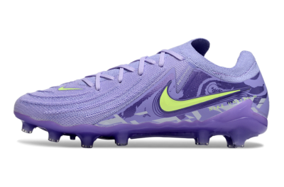 Nike Phantom GX 2 Elite AG Artificial Grass Soccer Cleats - Purple/Yellow