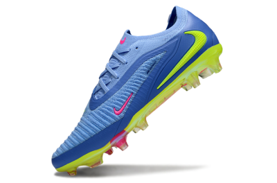 Nike Phantom 6 Elite FG Firm Ground Soccer Cleats - Blue/Pink/Yellow