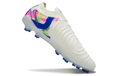 Nike Phantom GX 2 Elite AG Artificial Grass Soccer Cleats - White/Blue/Pink