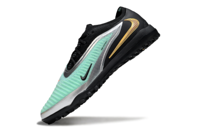 Nike Phantom 6 Elite TF Artificial Turf Soccer Shoes - Jade/Silver/Black