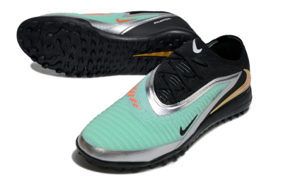 Nike Phantom 6 Elite TF Artificial Turf Soccer Shoes - Jade/Silver/Black