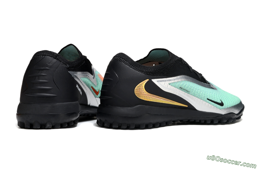 Nike Phantom 6 Elite TF Artificial Turf Soccer Shoes - Jade/Silver/Black 6