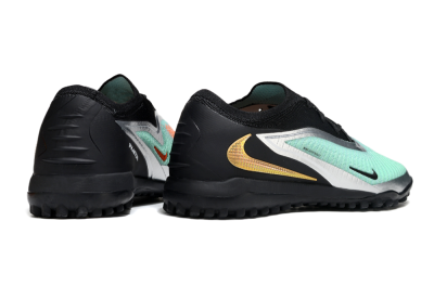 Nike Phantom 6 Elite TF Artificial Turf Soccer Shoes - Jade/Silver/Black