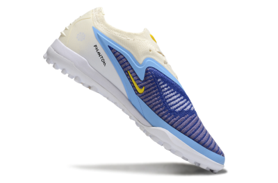 Nike Phantom 6 Elite TF Artificial Turf Soccer Shoes - Blue/White/Jade